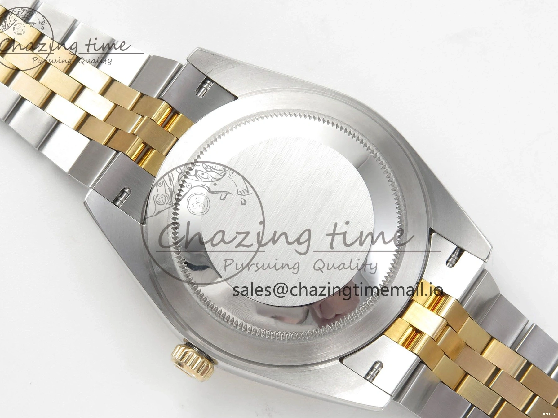 MiroTime 0424 Reliable DateJust 41mm 126333 SS YG 3EF 1:1 Best Edition Gray Roman Dial on SS YG Jubilee Bracelet SA 302